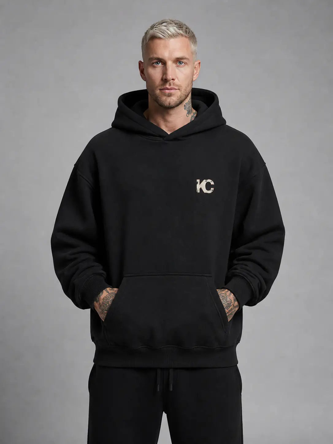 System Overload Heavy Hoodie — Black