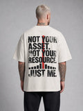 Not Your Asset Heavy Tee — Natural Raw