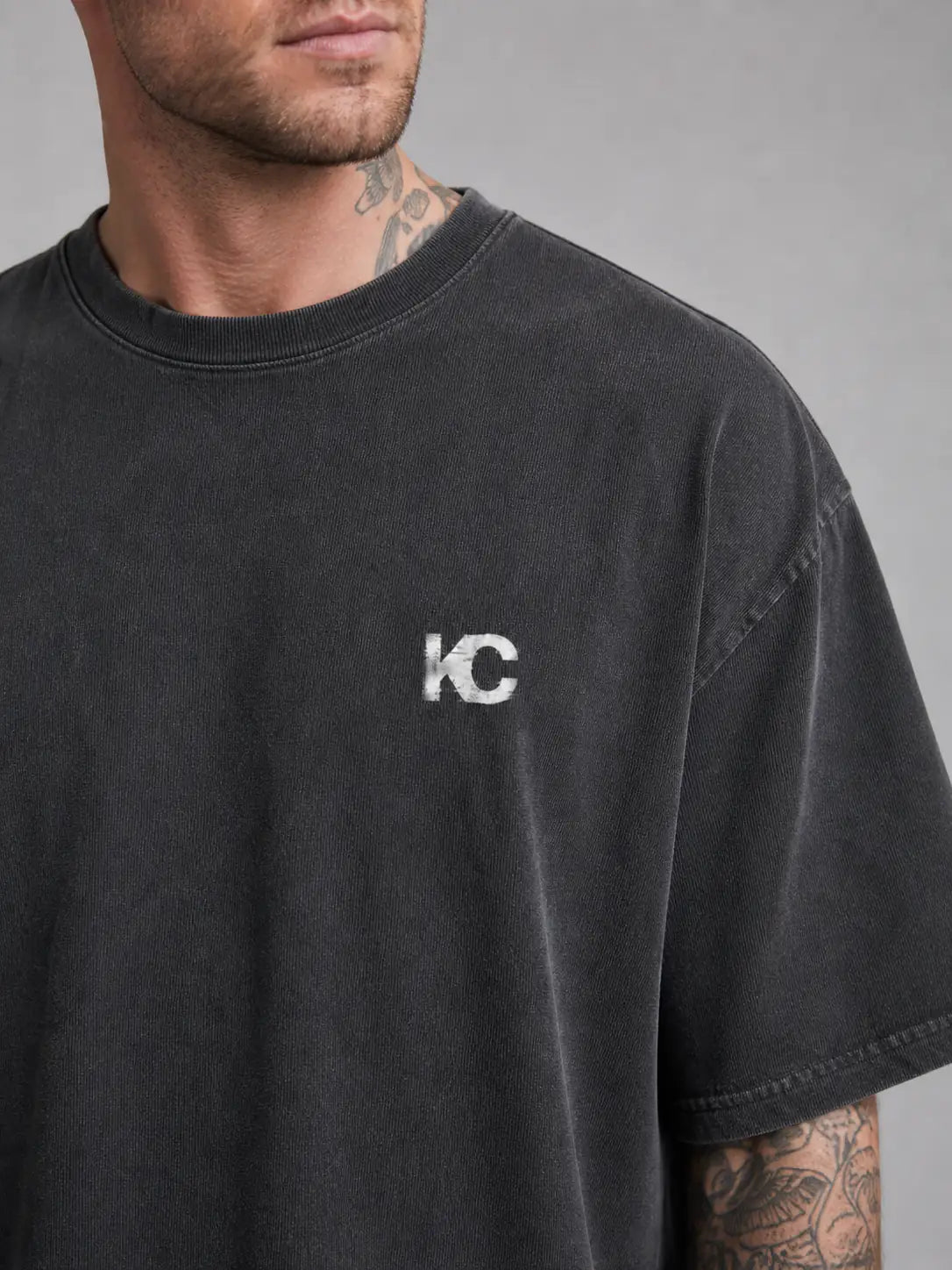 The World Is Loud Heavy Tee — Washed Black