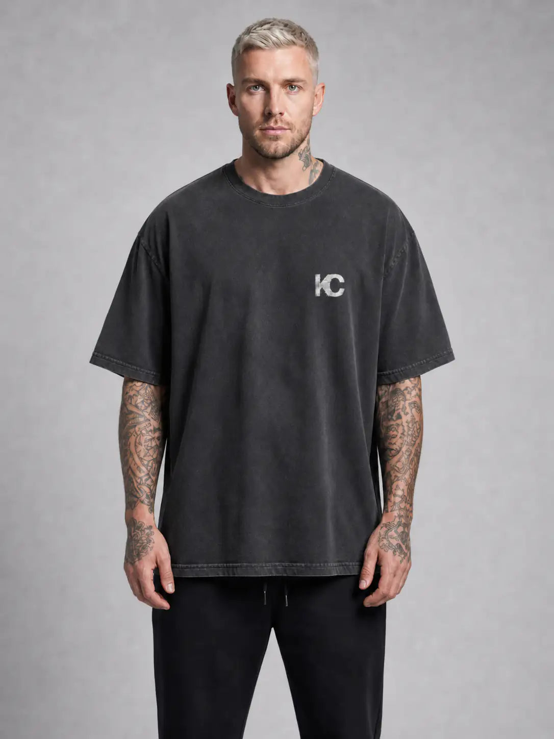 The World Is Loud Heavy Tee — Washed Black