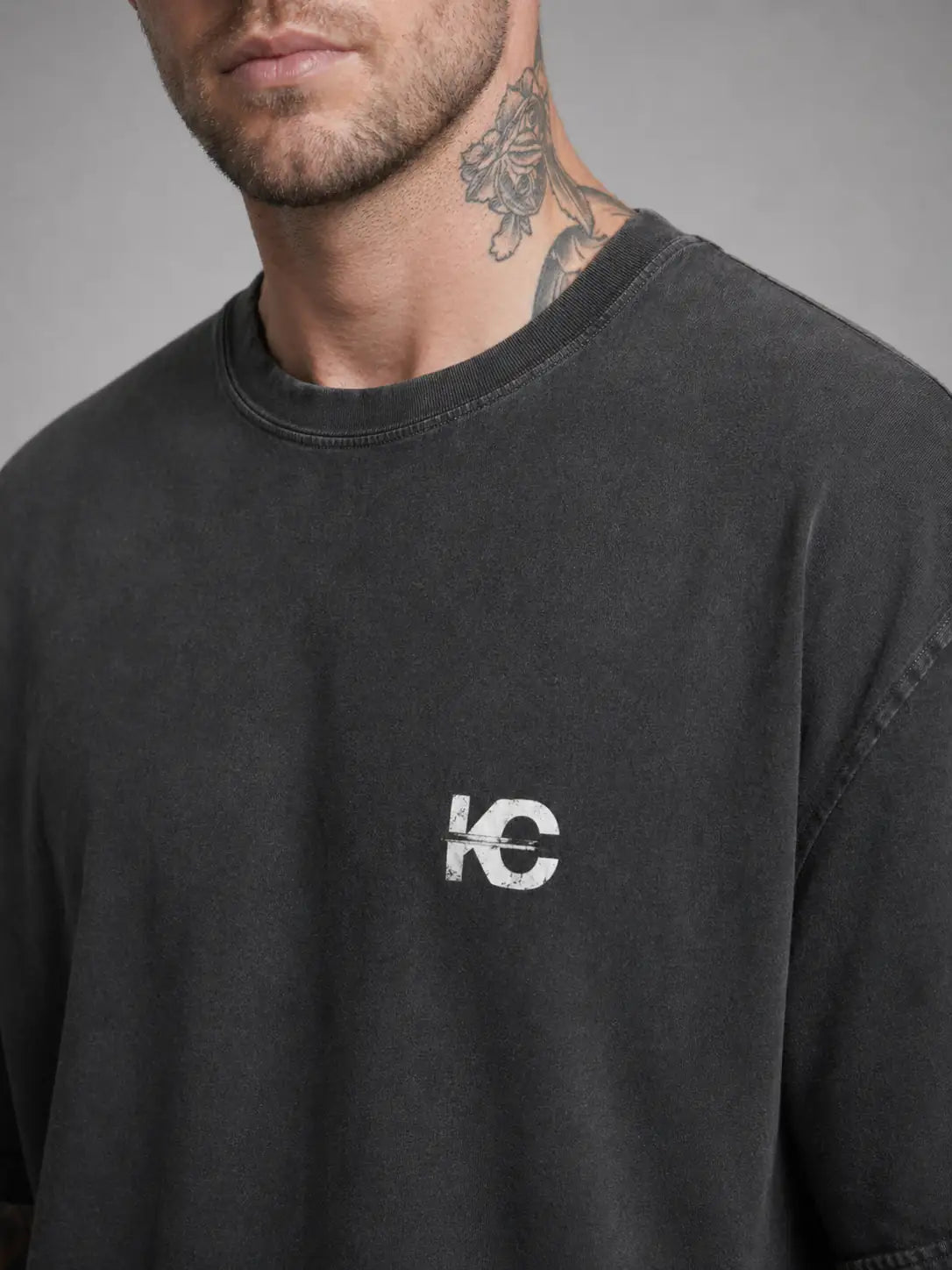 Access Denied Heavy Tee — Washed Black
