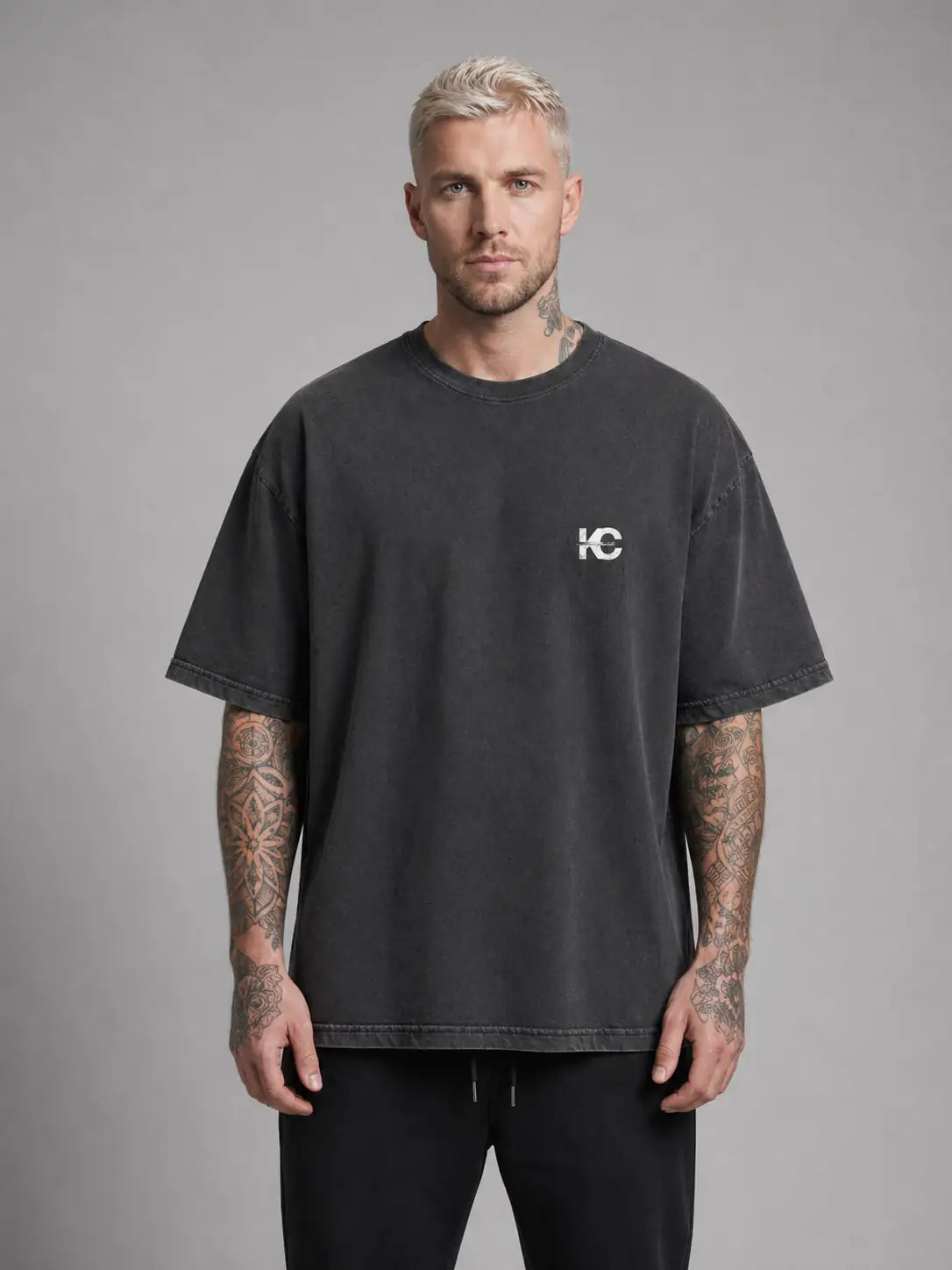 Access Denied Heavy Tee — Washed Black