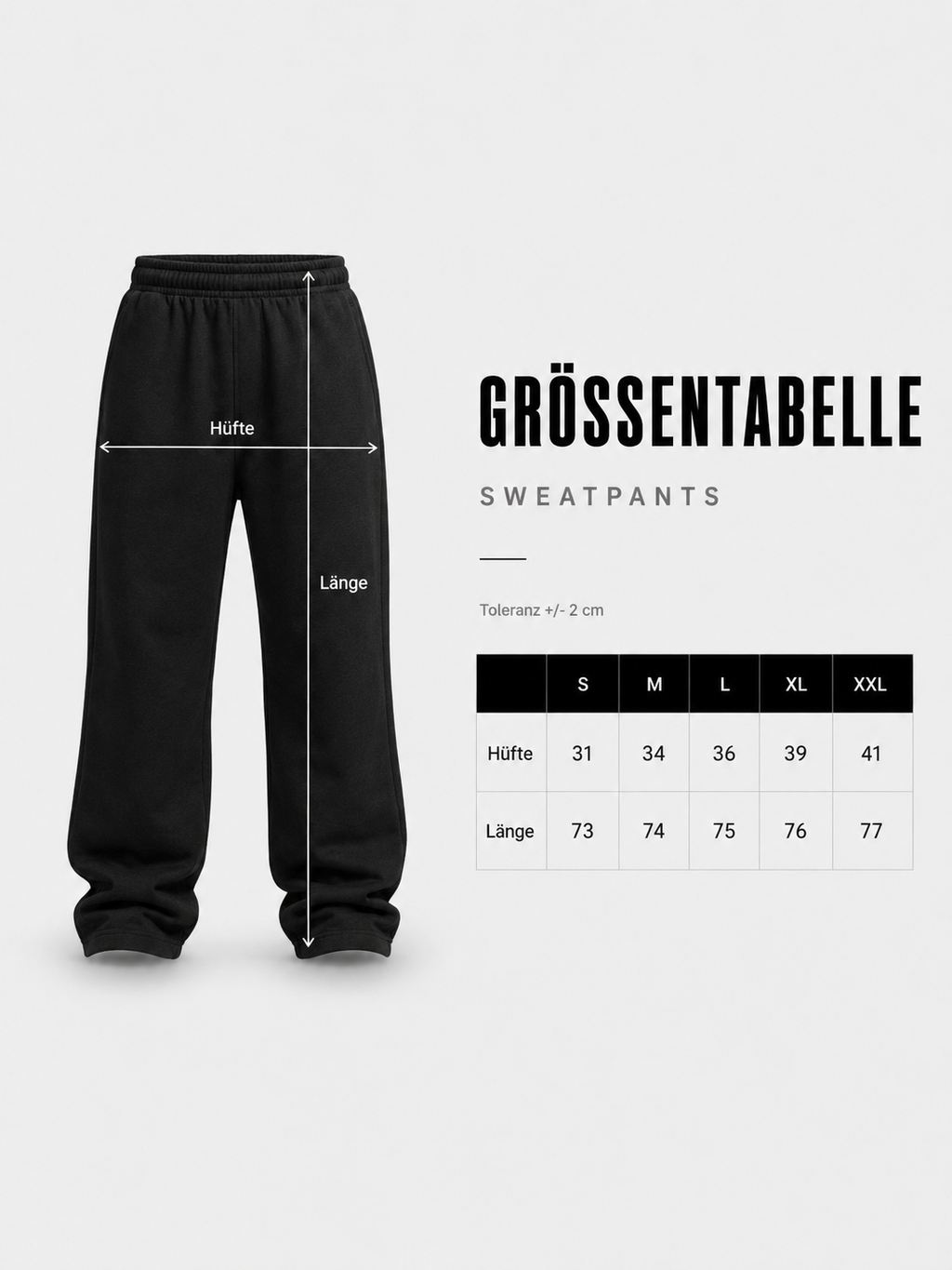 Heavy Sweatpants — Black